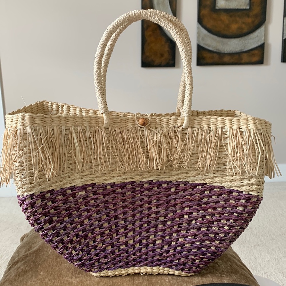 Straw tote/summer bag